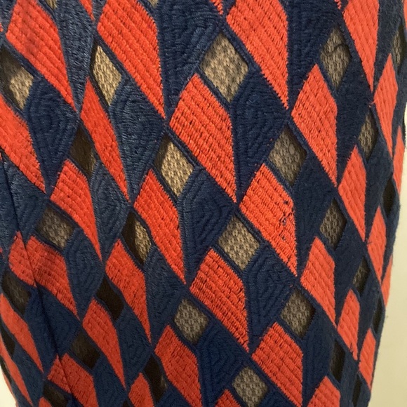 BCBGMaxAzria Rosalina Size 10 Dress Navy Blue Red dress Womens NWT BCBG - Picture 11 of 16